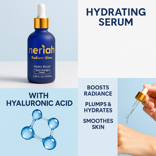 Neriah radiant glow hylaronic acid serum 