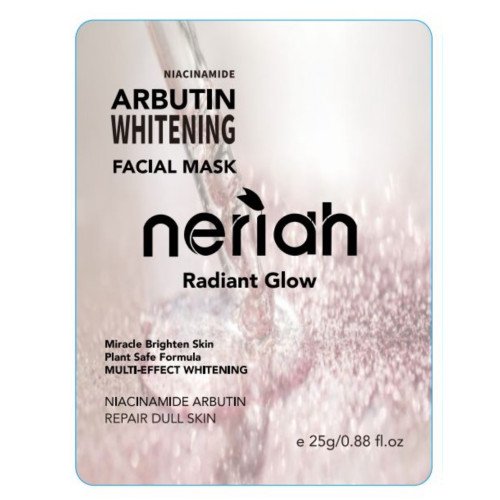 Neriah radiant glow arbutin niacinamide facial sheet mask Neriah radiant glow arbutin niacinamide facial sheet mask