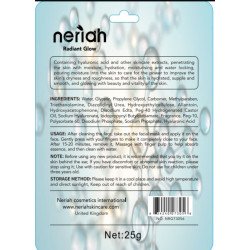Neriah radiant glow Hyaluronic sheet mask   Neriah radiant glow Hyaluronic sheet mask